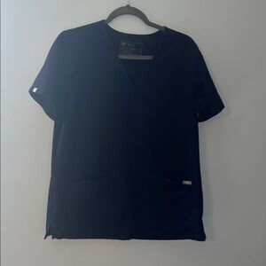 Figs navy Blue Technical Scrub Top